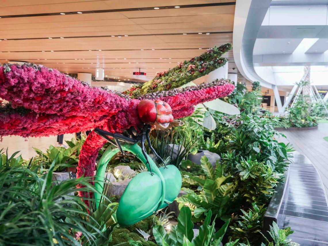 nature inspired terminals at changi airport singapore